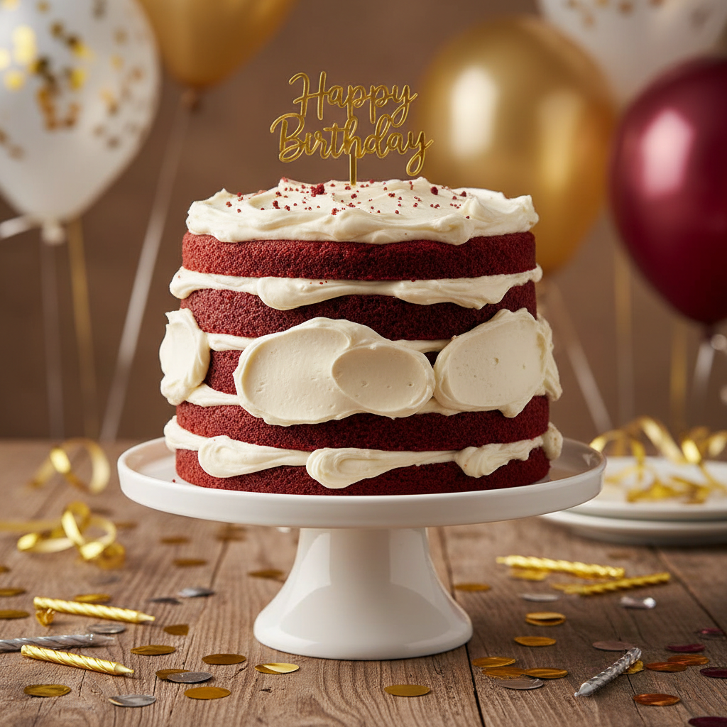 Red velvet with cream