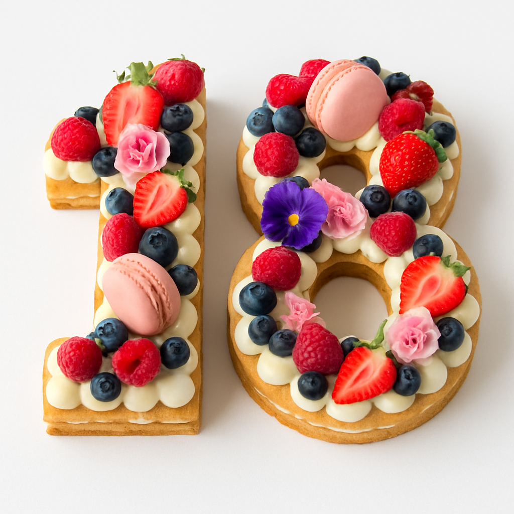 Custom Number Cake